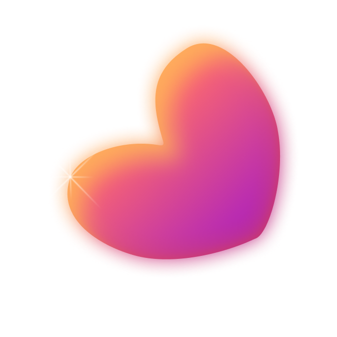 floating heart